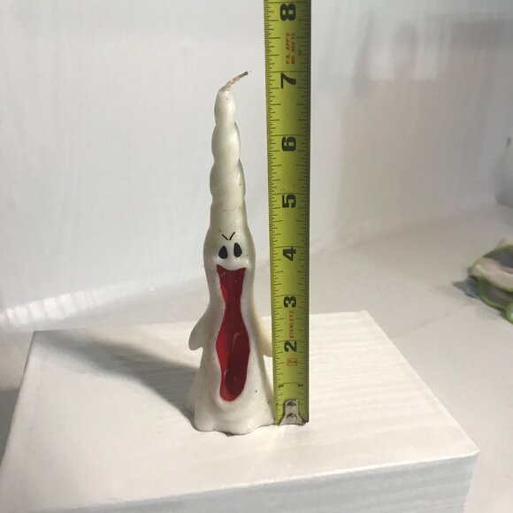 Vintage Halloween Ghords, Pumpkin & Ghost Candle Set - Picture 9 of 16